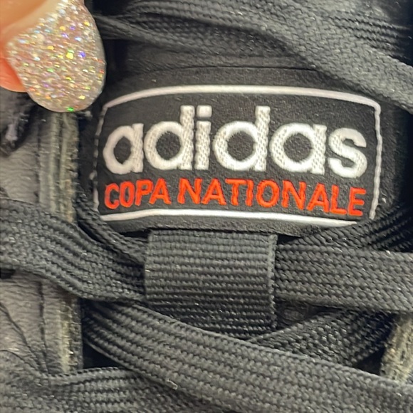 Men’s Copa Nationale Shoes Black White Stripes Skateboarding US 9 ART FY0498 - Picture 4 of 17